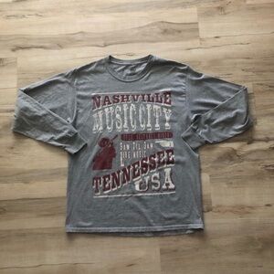 Nashville MUSIC CITY Tennessee Long Sleeve Tee